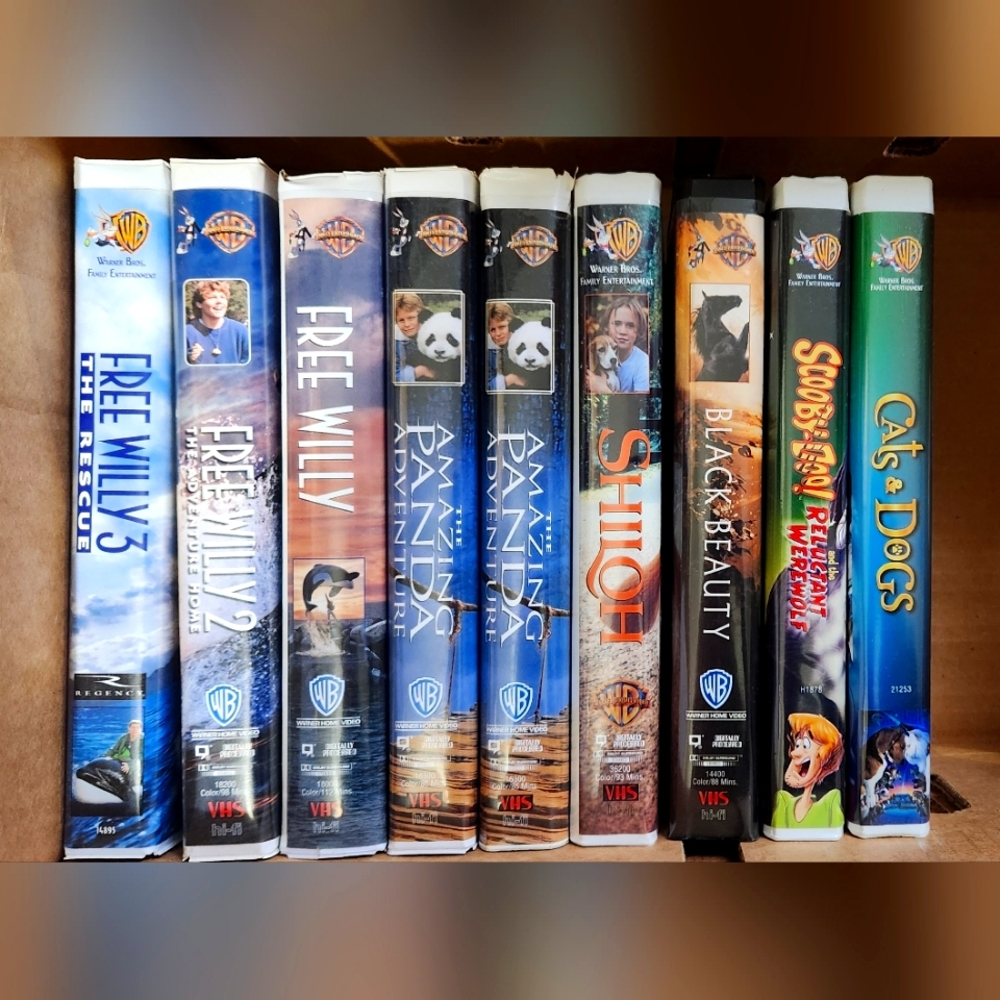 Classic Warner Brothers VHS Movies